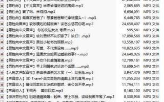 【白嫖/免费/中文音声/100集合集】免费音声大合集【100A/1.2GB】【第二弹】