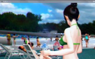 【日式3D互动/全动态/PC】3d时间停滞的无限制沙滩 完整版