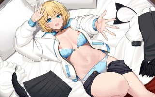 RJ01414163【御子柴泉】久々に再開した金髪碧眼異国少女は性的な意味でもグイグイ来すぎ！