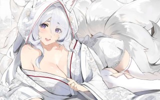 【穿越就送白毛狐娘老婆，来点异世界传送大卡🥰】RJ01402404【陽向葵ゅか】普段は清楚なのにエッチ中はデレ甘に包みこんでくれる孕ませエッチ好きの新婚妖狐嫁～異世界花嫁制度～