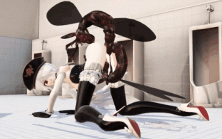 【虫奸 内射 双洞齐入】【insects&army haku】（part2）塞入♡……不停塞入……