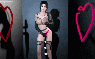 5[VAM] [3D同人全动态VAM][DONGMANLOVE] 85-林静书 禽趣网格气质美人爆入美臀美腿 [2.6G]