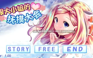 16【SLG2D官中】【新作】和大小姐的抚摸大会 お嬢様とのおさわり会 官方中文版【PC234M】