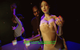 【3D动画】 淫乱夜店巨乳女友在醉酒男友面前被黑人巨根侵犯中出 [2.8G]