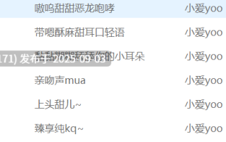 小爱yoo中文音声合集【96.3M】