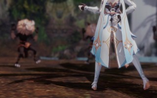 原神3D荧与丘丘人