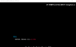 【SLG/同人/PC机翻/安卓生肉/萌站内植】古纳斯学院 48 权力法则  Gooners academy 48 Laws of Power [v1.0] [192M]【序号6606】