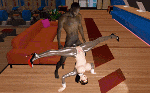 33[3DNTRVAM] 槟榔：美杜莎一字马系列 极品黑丝长腿御姐高难度一字马猛啪 [6.6G]