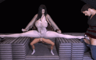 42[VAM] [3D全动态VAM][NTRlover] 白富美母猪受难记-影院NTR 巨根小屁孩当面NTR三人潮喷 [2.1G]