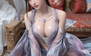  【图包】梵岚 完美世界-邀月 53p+2v   这画风艺术成分有点高，很精致，稍微漏点乳晕小头...（荤素）