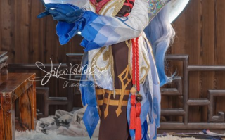 222 – 咬一口兔娘(黏黏团子兔)-24.11月作品『循循守月-甘雨』洛春赋 [76P1V]