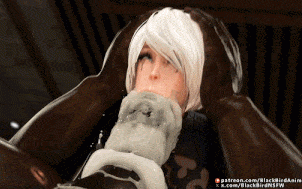 [3D动画/BlackBirdNSFW] 大佬26.02月新作：伊芙+2B 性感女神水嫩翘臀黑色巨根爆肏中出 [1.18G]