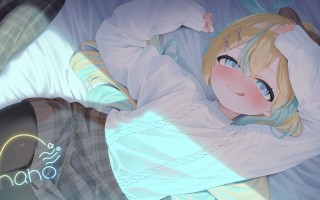 RJ01346314【天川はの】はのと甘い夜のこの一時を〜おにぃちゃん一緒に寝よ?〜/睡眠誘導11時間【耳かき・マッサージ・催○】