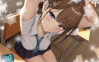 与佐伯前辈的放课后kiss练习~寒假约会篇~【陽向葵ゅか】