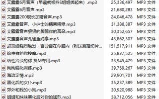 【五百粉福利/白嫖】【中文音声】【二十四部合一】#艾露露  舰长音声&特典合集 【舔耳/哄睡/R18情景/无插入】【MP3版】【6小时合集】