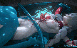 【3D动画/CV】EroChanFX大佬新作 Phrolova ♥ Slimechan 【1.1G】