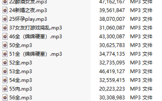 【中文音声/二十八集合集】#绵绵软崽 部分付费合集 【舔耳/哄睡/R18情景/插入】【12小时合集/929M/MP3】
