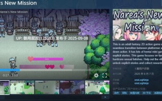 9月新作【动作ACT/像素动态/官中】娜莉亚的新任务（Narea's New Mission ）V1.4 STEAM官方中文版 [300M]