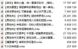 【白嫖/免费/中文音声/100集合集】免费音声大合集【100A/845M/10小时】【第一弹】