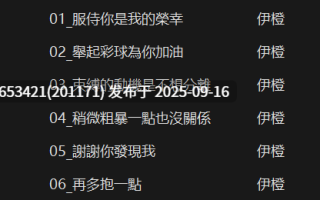 伊橙中文音声小合集【468M】