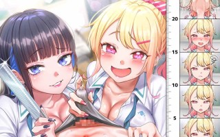 RJ01427083【餅梨あむ】 【白石たま】【性機能テスト×2】経験豊富なビッチギャル×2 の定期おちんぽ査定 ～あなたの数字次第で「嘲笑」から「オホ声」まで～ 