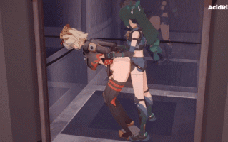 【巨乳 扶她 无码 内射】新作-AcidRaiN- 042【ZzZ】Burnice & Qingyi FUTAバーニス_ホワイトx  青衣 sex