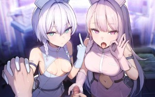 RJ01337913【山田じぇみ子】【藍沢夏癒】【亀頭責め×落差責め×尊厳破壊】アンドロイド二人に罵倒と甘やかしの落差責めでマゾ悪化させられるオナサポ